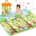Large Double Sided Baby Play Mat Baby Activity Mat Infant Baby Crawling Mat Waterproof Baby Mat Picnic Carpet. 
