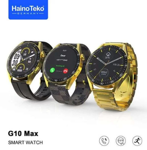 Haino Teko G10 Max Smart Watch Bluetooth Calling with 3 straps