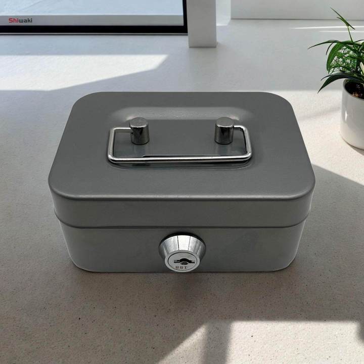 Cash%20Box%20with%20Lock%20Keepsake%20Metal%20Handle%20Money%20Box%20Portable%20Holder%20Storage%20Box%20Small%20Lockable%20Coin%20-%20Image%207