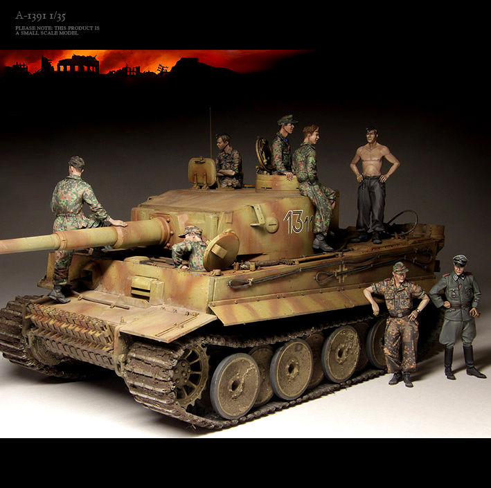 1/35 Resin Model Kits Figure Colorless And Self-Assembled A-1391