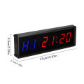 Gym Timer Meter Clock Wall Mounted LED Digital Rewind Sticky Hook Remote Control for Kitchen Timer Sports Stopwatch. 