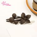 Muses Mall Large Hair Claw Clip Stylish Frosted Texture Hair Claw with Flower Decor Non-slip Matte Finish Hair Clip for Thick Thin Hair Large Back Head Hair Accessory Favorite Thick Hair Claw Clip. 