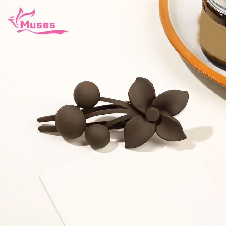 Muses%20Mall%20Large%20Hair%20Claw%20Clip%20Stylish%20Frosted%20Texture%20Hair%20Claw%20with%20Flower%20Decor%20Non-slip%20Matte%20Finish%20Hair%20Clip%20for%20Thick%20Thin%20Hair%20Large%20Back%20Head%20Hair%20Accessory%20Favorite%20Thick%20Hair%20Claw%20Clip%20-%20Image%205