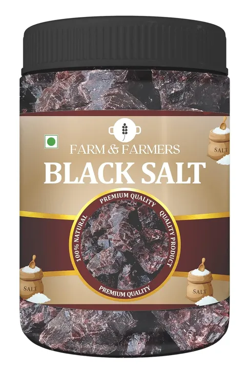 Farm & Farmers Black Salt Whole/Kala Namak, 400 gm Farm & Farmers Black Salt Whole/Kala Namak, 400 gm FROM INDIA(SAM)