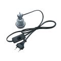 Power Cord Cable E27 Ceramic Reptile Heating Lamp Holders Base Eu Hanging Fixture Socket Adapter With Switch Farm Breeding. 
