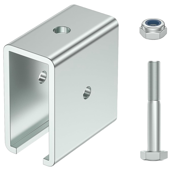 Strut Channel Connector Extended Bracket Connection for 1-5/8inch Wide and 1-5/8inch High Strut Channels