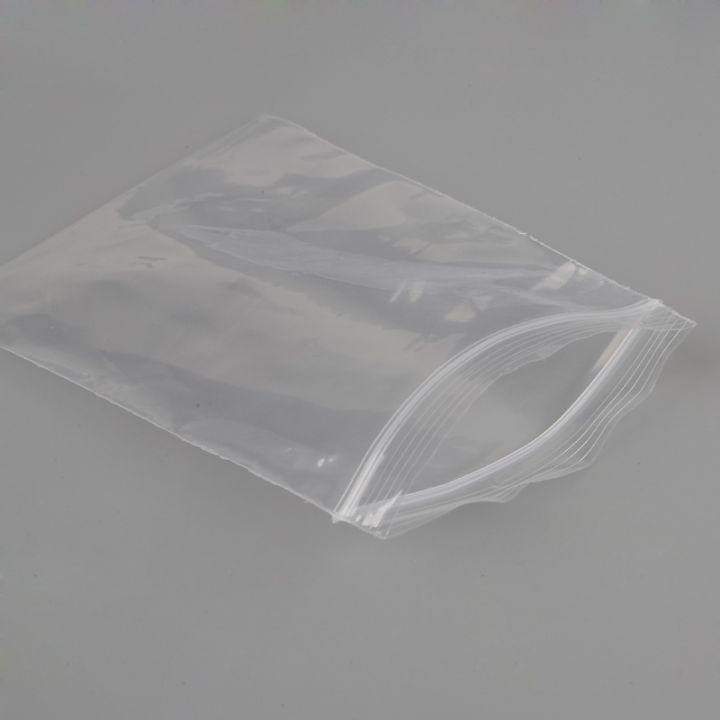 100PCS 7X10cm Zipped Plastic Bags Jewelry Ziplock Zip Lock