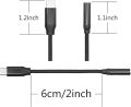 Type-C to 3.5mm Aux Adapter (1PCS) – USB-C to Audio Jack Converter for Headphones, Earphones, and Car AUX Inputs. 