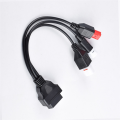 3 in 1 Motorcycle Diagnostic Connector Cable for 3pin 4pin for 6pin OBD2 Cable Adapter. 