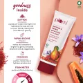 Plum Saffron & Papaya Glow Bright Face Wash 100ML. 