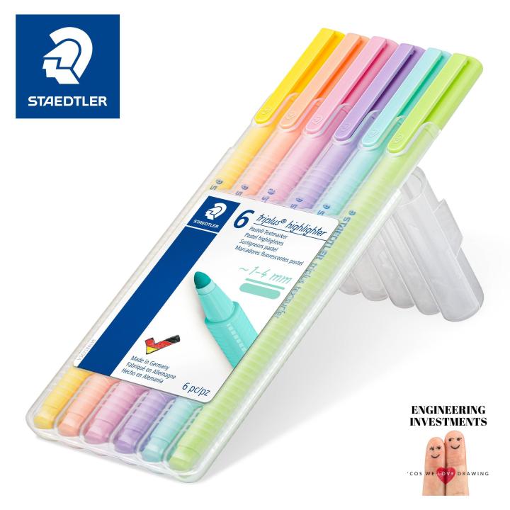 STAEDTLER® Triplus Textsurfer 362 CSB6 Triangular Highlighter 6 Set