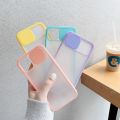 【ThinkWay】Camera Lens Protection Phone Case on For iPhone 11 12 Pro Max 8 7 Plus XR XsMax X SE 13 Pro Max Color Candy Soft Back Cover. 
