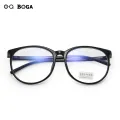 OQ BOGA 4 Colors Unisex Fashion Metal Full Rim Eye Protection Radiation Protection Computer Glasses Women Men Oval Frame Anti Blue Light Eyewear. 