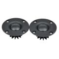 2Pcs Tweeter 1.5Inch 6Ohm 30W Dome Silk Film Tweeter Hifi Treble Speaker Audio Loudspeaker with Heatsink. 