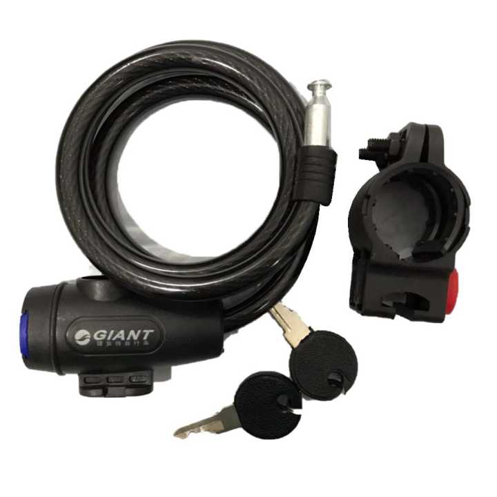 Giant Bicycle Lock Cycle Wire Lock 2 Key