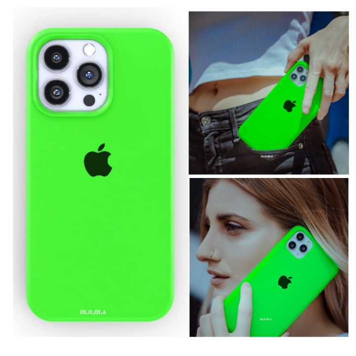 Apple Iphone 12 Silicone Case Green Green Luxury High Quality