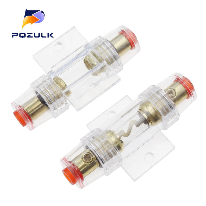 1Set Auto Car Fuse Holder Block For Car Vehicle Subwoofer Audio In Line AMP Amplifier Cable AGU fuse holder