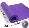 Yoga mat Hight quality Non-Slip 10mm (free bag). 