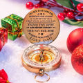 Directional Compass Christmas Style Glossy Rust-proof Compass Decor. 