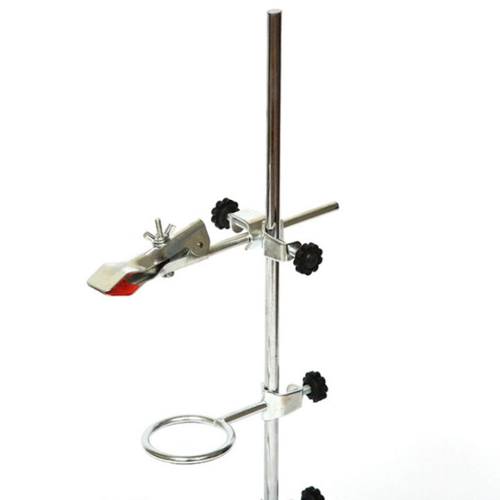 Laboratory%20Grade%20Metalware%20Support%20Stand,%20Cork%20Lined%20Burette%20Clamp%20with%202%20Retort%20Ring%20(2inch,3inch%20Dia)%20-%20Image%203
