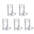 Cowgirl Hat Shot Glasses 5pcs Cowboy Boots Glasses Western Theme Party Tumblers Hard Plastic Mini Compact Fun Birthday Party Cups Perfect for Western Theme Parties Novelty Shot Glasses. 