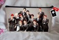 KPOP EXO Pencil Case Purse Wallet Store Pouch Pen Pencil Box With FREE EXO KEYTAG. 