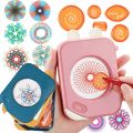 Spirograph Drawing Toys Storage Set Interlocking Gears Wheels Painting Tool Creative Educational Toy for Kids Drawing Supplies. 