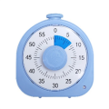 Visual Timer 60-Minutes Super Countdown Visual Timer Suitable for Children Adult Mechanical Easy to Use (Blue). 