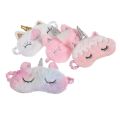 1PCS New 3D Unicorn Eye Mask Cartoon Sleeping Mask Plush Eye Shade Cover Eyeshade Suitable for Travel Home Party Gifts. 
