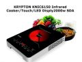 Krypton Infrared Cooker Touch Display 2000W- KNIC6150. 