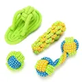 Benepaw Eco-friendly Cotton Dog Rope Toys Durable Small Medium Big Pet Dog Chew Toys Interactive Teeth Cleaning Puppy Play. 