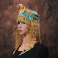 Egyptian Costume Accessories Headdress Collar Arm Sleeves Belt Set Halloween Ancient Rome Cleopatra Cosplay Clothing. 