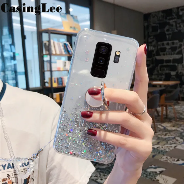 Casinglee%20for%20Samsung%20Galaxy%20S9%20Plus%20case%20Shiny%20Ring%20Glitter%20Soft%20Transparent%20Holder%20Stand%20Back%20cover%20with%20String%20for%20Samsung%20S9%20Plus%20Phone%20cases%20cover%20Stars%20Moon%20Girls%20-%20Image%206