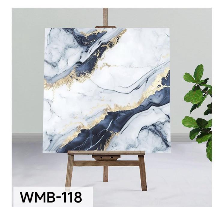 Elegant 2×2 Wall Sticker Panels – Decorative Marble & Artistic Design ...