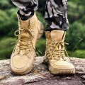 Outdoor Workwear Boots Spring and Summer Mid-Top Men's Boots Men's High-Top Labor Protection Shoes Desert Boots Ankle Boots British Martin Boots. 