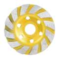 Concrete Grinding Diamond Disc 100mm/4in Wheel Cup Sanding for Marble Granite Stone Cement and Ceramic Polishing. 