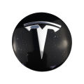 4Pcs Car Wheel Center Emblem Stickers Hubcap Badge Decals for Tesla Model 3 Model X Model S Model Y Cybertruck. 