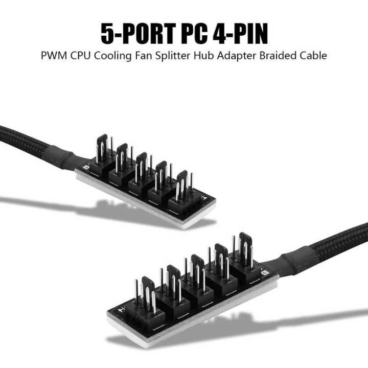5-Port%204-Pin%20PC%20PWM%20CPU%20Cooling%20Fan%20Splitter%20Hub%20Adapter%20Braided%20Cable%20Black%20GB%20-%20Image%204