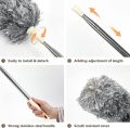 Microfiber Feather Duster with Mop Hanger - Extendable and Bendable with Long Extension Pole, Washable for Ceiling Cleaner with Long Handle. 