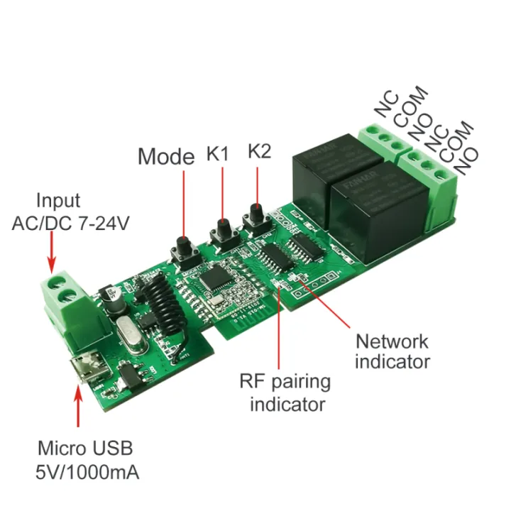 Zigbee%20Smart%20Switch%20Module%201/2%20Way%20Diy%20Self-Locking%20Switch%20Control%20Module%20Inching/self-Lock%20Smart%20Switch%20Smart%20Remote%20-%20Image%205