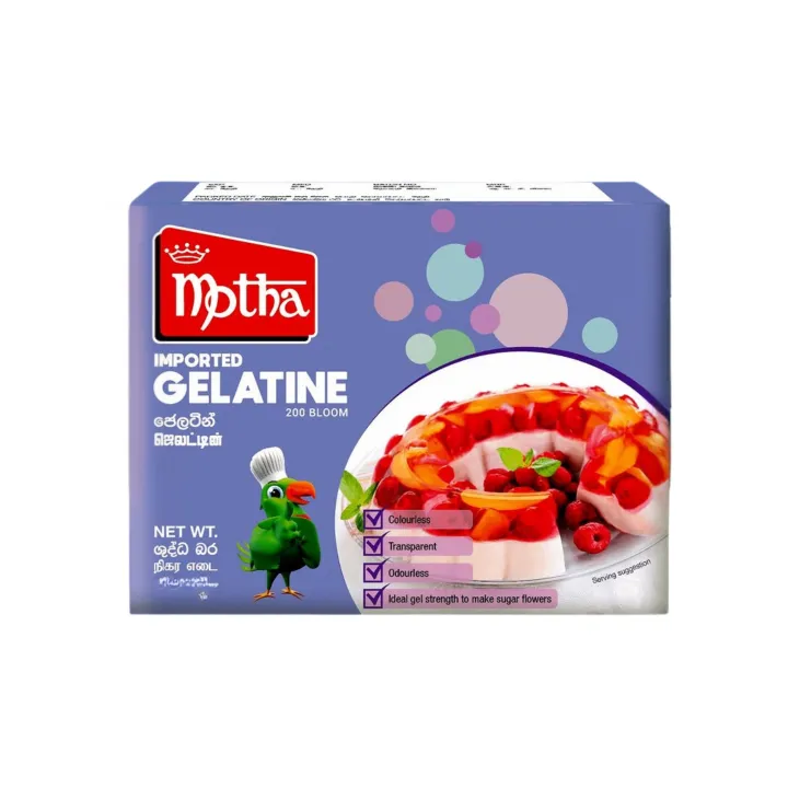 Motha Gelatine (30g), 200 Bloom, Premium Baking Gelatin | Daraz.lk