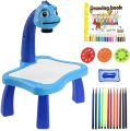 Children Led Projector Art Drawing Table Toys Kids Painting Board Desk Arts and Crafts Projection Educational Learning. 