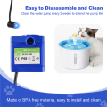 Cat Water Fountain Pump, Pet Water Fountain Pump Replacement. 