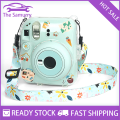 Samurry 1Set For Instax Mini 12 Transparent Camera Bag Travel Shoulder Bag with Sticker. 