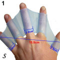 Honrane(Ready Stock) Swimming Finger Webbed Gloves Silicone Flippers Fins Paddle Frog Hand Accessory. 