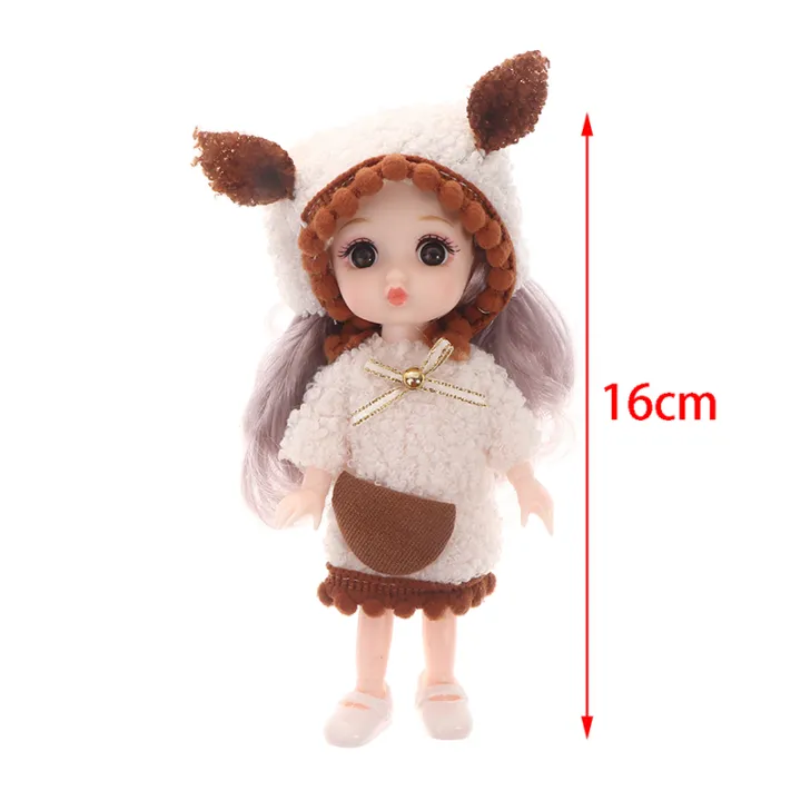 16cm%20Mini%20Movable%20Joint%20Dolls%20DIY%20Toy%20Doll%20With%20Clothes%20Dress%20Up%20For%20Girl%20Toy%20-%20Image%203