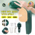 Portable Steam Iron Electric Mini Ironing Machine Handheld Hanging Iron Wet Dry Garment Steamer. 