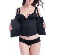 Adjustable Hook Waist Slimming Belt Corset Zipper Sauna Belt Cellulite Cincher Body Shaper Belly Tummy Abdomen Control Burn Fat (S). 
