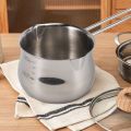Non-Stick Pan Milk Pot Butter Chocolate Melted Heating Pot Warmer Pan Small Saucepan Cheese Pot With Pour Spouts. 