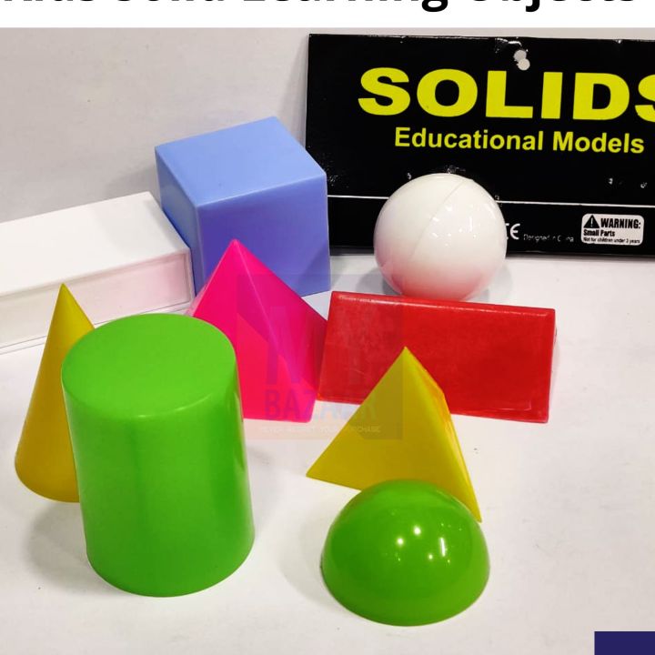 Geometric 3D Shapes Plastic For Kids Educational